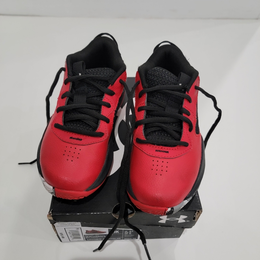 Under Armour Red and Black Sneakers Sz 13US - Picture 1 of 8